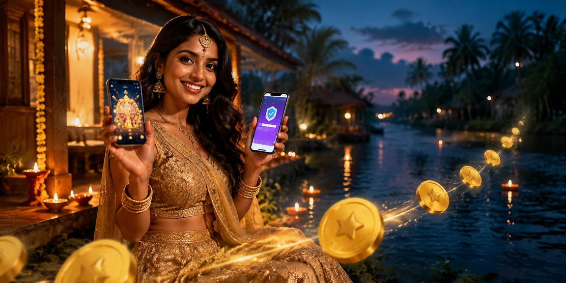 User making a mobile payment using UPI in Kerala