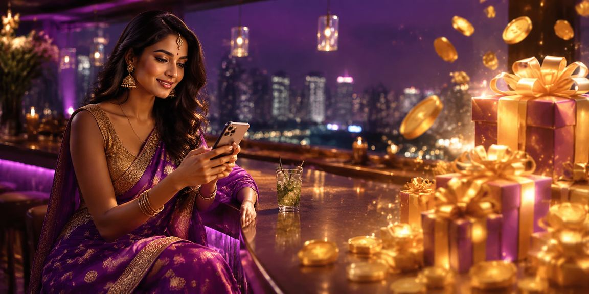 User enjoying mobile casino games in Pune on smartphone